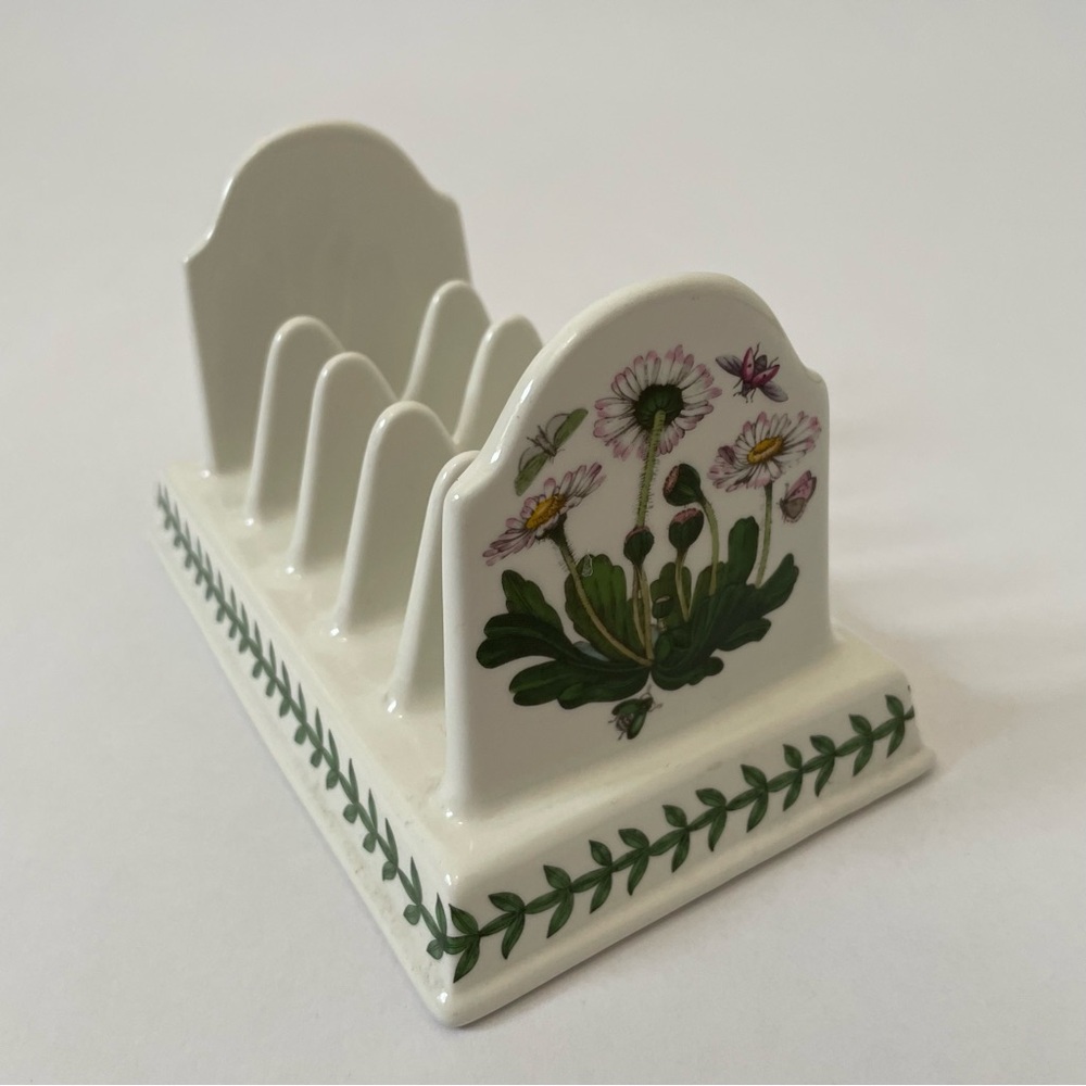New Portmeirion Botanic Garden Toast Rack Napkin/Letter Holder